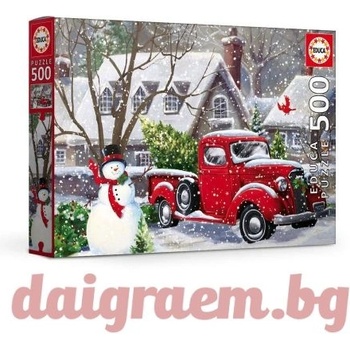 Image 1 of Educa Пъзел educa 18958 - 500 части - Коледни къщички (edu18958)