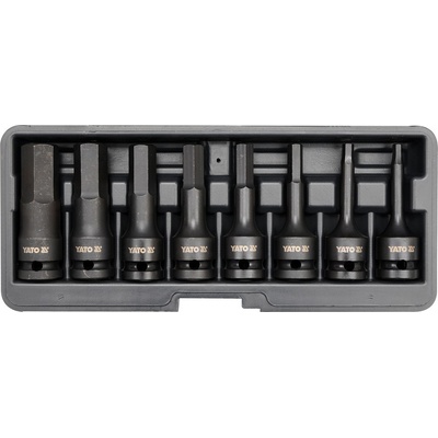 YATO YT-1066 Sada 1/2" nástrčných hlavíc 8 ks H6-H19 imbus CrMo