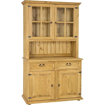 Nábytek z lesa - VÝPRODEJ - Příborník / kredenc masiv Rustikal KR705 - 114/195/56 (š/v/h)