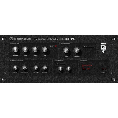 G-Sonique RRTX24 Resonant Techno Reverb