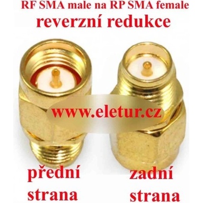 RP SMA male to SMA female redukce – Sleviste.cz