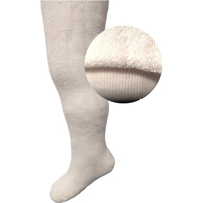 detské pančuchy froté maslové