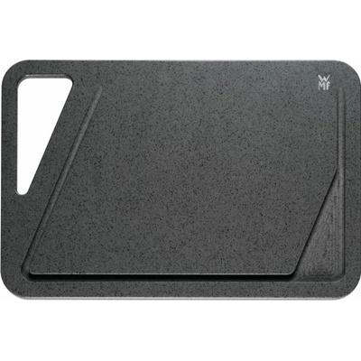 WMF Doska na krájanie 45 x 30 cm, s drážkou na šťavu, sivá, plastová