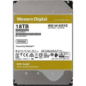 Western Digital WD Gold 3.5 18TB 7200rpm 512MB SATA3 (WD181KRYZ)