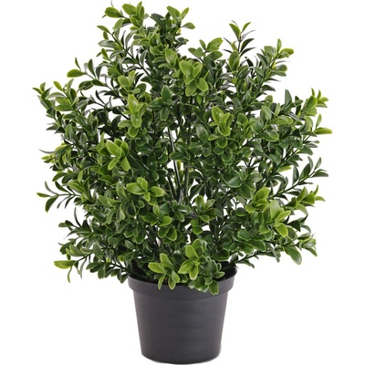 Umelá kvetina Buxus krík v kvetináči, 31cm