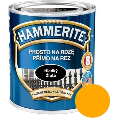 Akzo Nobel Hammerite přímo na rez hladký 2,5L Žlutý Žlutý