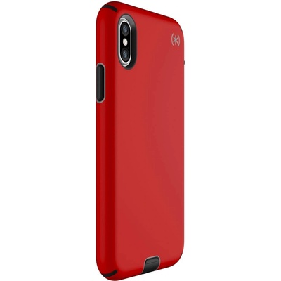 Speck Presidio Sport - удароустойчив хибриден кейс за iPhone XS, iPhone X (червен)
