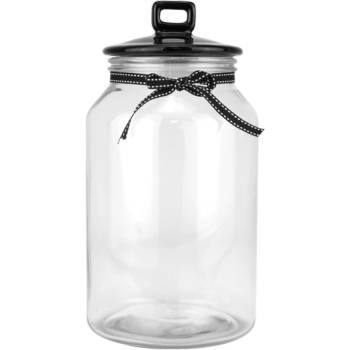 Horecano TOP-Буркан с керамичен капак ЧЕРЕН 3700ml (82712-30) (0132162)