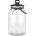 Horecano TOP-Буркан с керамичен капак ЧЕРЕН 3700ml (82712-30) (0132162)
