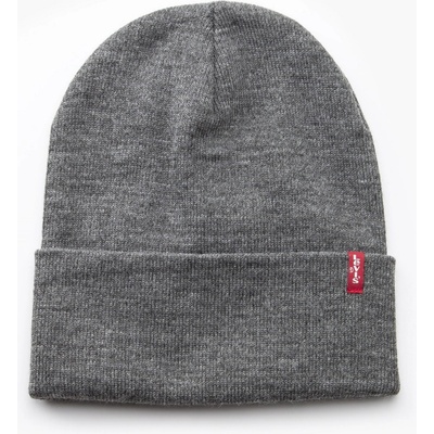 Levi's Red Batwing Beanie Zimní čepice 77138-0888 Šedá