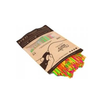 3Doodler start filament eco 2.5mm, 250 pieces, 5 colors (neon red, pom, green, pink, yellow), neon glow 3ds-eco-mix3-250