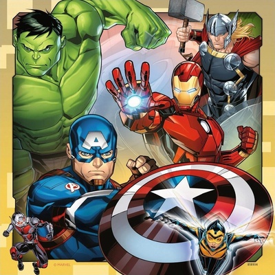Ravensburger Marvel 3 malé Avengers 49 dílků
