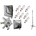 Elementrix softbox set lampa 7x35W, stativ