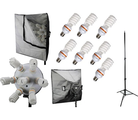 Elementrix softbox set lampa 7x35W, stativ