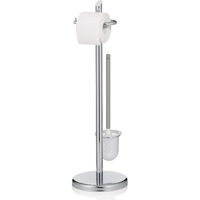 Kela Хромиран комплект стойка за тоалетна хартия и четка за тоалетна KELA от серия Ken