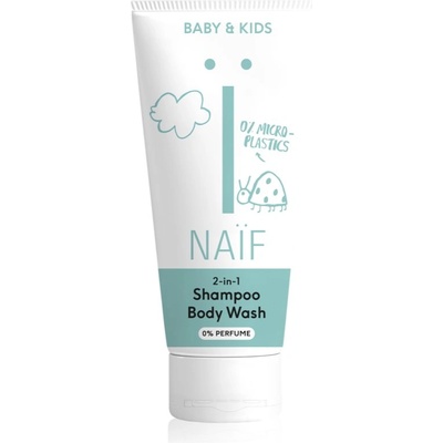 Naïf Baby & Kids 2-in-1 детски миещ гел и шампоан без парфюм 200ml