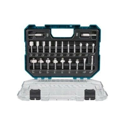 Sada 22ks stopkových fréz, stopka 8mm, Makita D-74778
