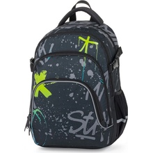 Oxybag batoh OXY SCOOLER Graffiti modrá