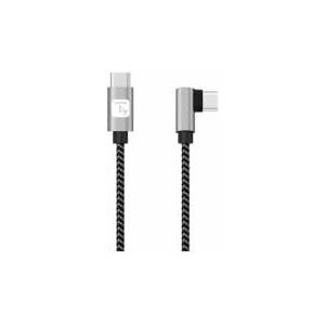 Techly USB 2.0 Type-C USB-C Angled Cable 2m 3A for Fast Charging