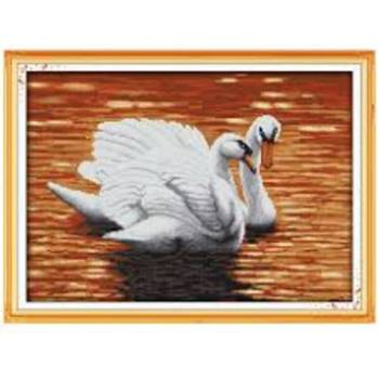 Image 1 of Двойка лебеди 44/33 см