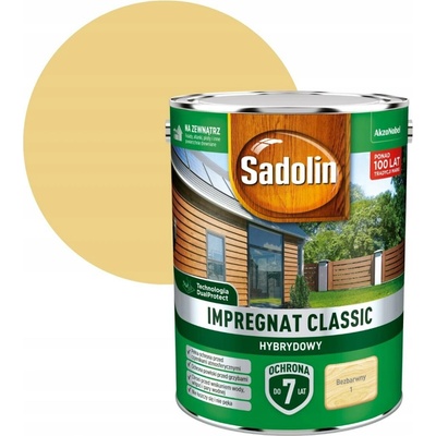 Impregnace na dřevo Sadolin Classic bezbarvá 4,5 l