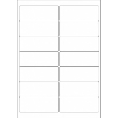 Print etikety 98x38.1mm biele