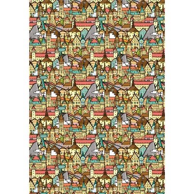 Takoy Panel na ušití deky Wellsoft fleece 140x200 I love Slovakia
