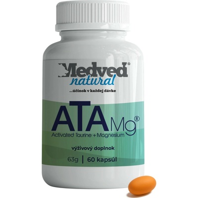 Medveď Natural ATA horčík 60 kapsúl