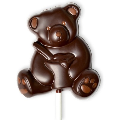 DP chocolate Lízanka Macko z horkej čokolády 20 g