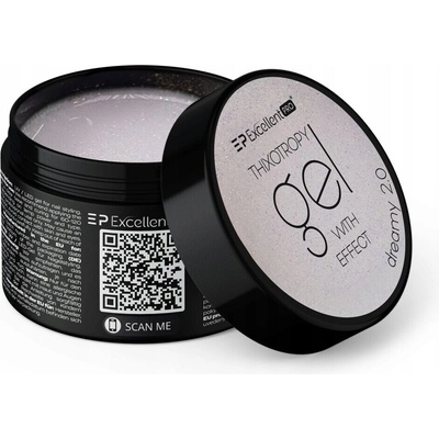 gel na nehty Excellent Pro podkladový a stavební bílý 50 ml