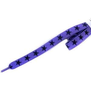 Tobby stars / Детски плоски еластични връзки за обувки - лилави 95 см (040625)