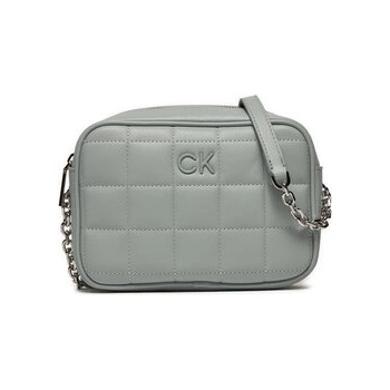 Calvin Klein Дамска чанта Ck Square Quilt K60K612331 Сив (Ck Square Quilt K60K612331)