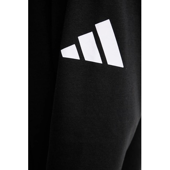 Adidas Суичър adidas Essential мъжки в черно с принт JF3542 (JF3542)