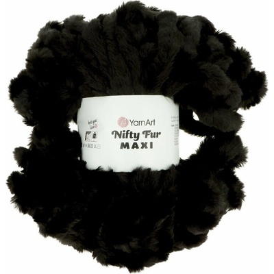 Yarnart Nifty Fur Maxi 6708 čierna