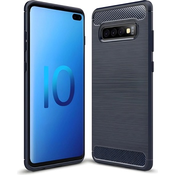 Izmael Carbon Shield TPU калъф за Samsung Galaxy S10 - Черен KP9501 (9501)