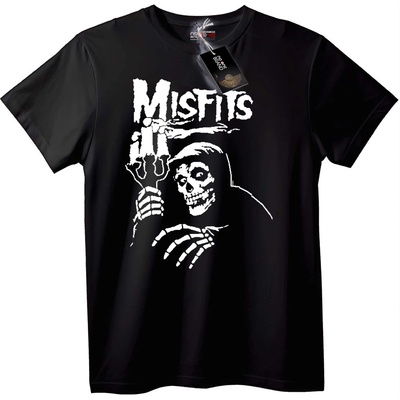 NOONEBRAND Тениска Misfits Череп - 7XL, Black