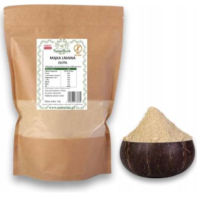 Naturini Ľanová múka zlatá bezlepková 1000 g