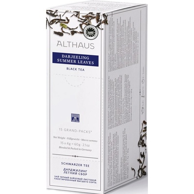 Althaus Черен чай Althaus - Дарджилинг Летни листа Голям пакет 60 г