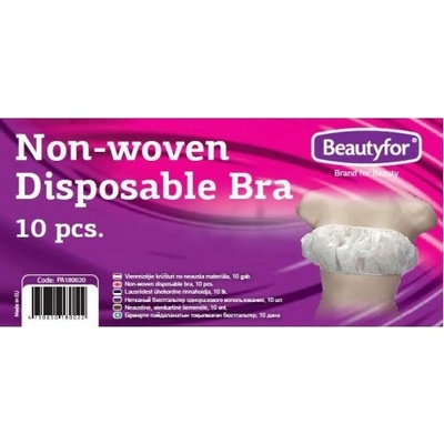 Beautyfor jednorázová podprsenka z netkané textilie 10 ks