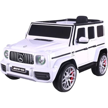 ROLLZONE Mercedes G63 12V - Детски акумулаторен джип, Бял, EVA гуми (S306-white)