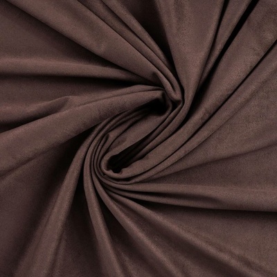 Kostýmovka Semiš SUEDE Stretch - Hnědá čokoládová