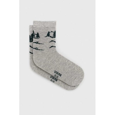 Viking dámske ponožky light grey