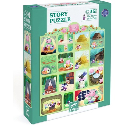 DJECO Story Tri Prasiatka 35 dielov