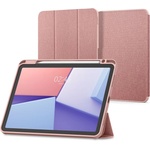 Spigen Urban Fit Case - текстилен кейс и поставка за iPad Air 11 (2024) (розово злато)
