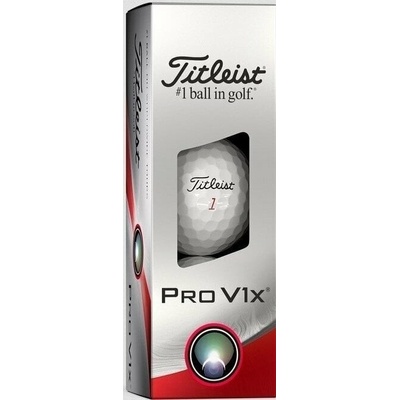 Titleist Pro V1x 2023 bílé 3 ks – Zbozi.Blesk.cz