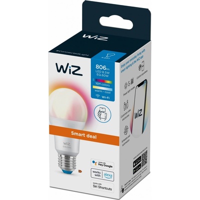 WiZ LED žiarovka Colors 60W E27 A60 Promo