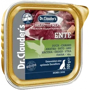 Dr. Clauder Пастет за куче Selected Meat Ente- патешко/Pre Biotics/ (29206000)