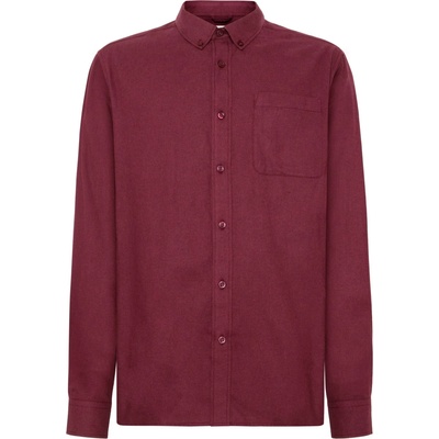 KnowledgeCotton Apparel Мъжка риза с копчета KnowledgeCotton Apparel Regular Fit Melangé Flannel Shirt - Fig - размер XXL (033-2931-0215)