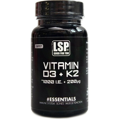 LSP Vitamin D3 7000 IU K2 200 mcg 60 kapsúl