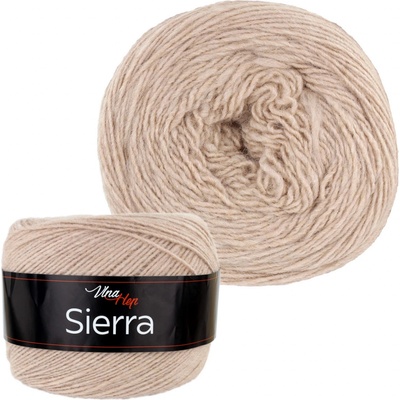 Vlna-hep Příze Sierra - vlna + akryl Sierra: 6416 Latté